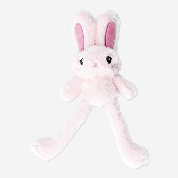 Plush bunny with adjustable ears