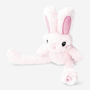 Plush bunny with adjustable ears